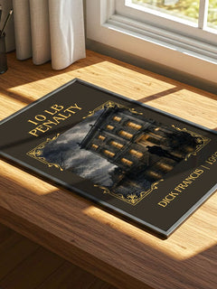 10 lb Penalty Classic Book Art Print by Dick Francis – print on a sunlit desk