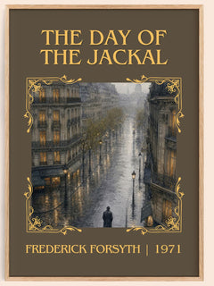 The Day of the Jackal Classic Book Art Print by Frederick Forsyth – book poster