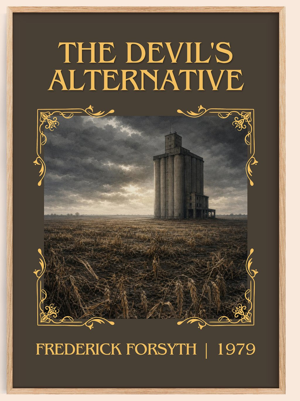 The Devil's Alternative Classic Book Art Print by Frederick Forsyth – book poster