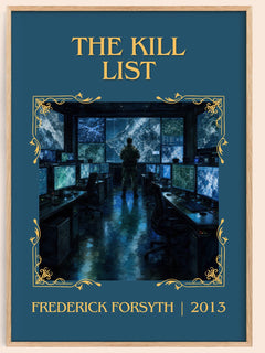 The Kill List Classic Book Art Print by Frederick Forsyth – book poster