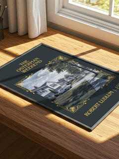 The Osterman Weekend Classic Book Art Print by Robert Ludlum – print on a sunlit desk