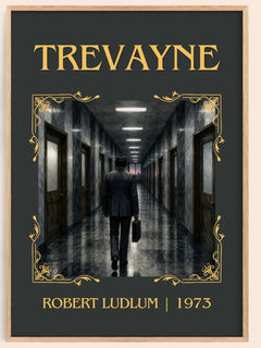 Trevayne Classic Book Art Print by Robert Ludlum – book poster