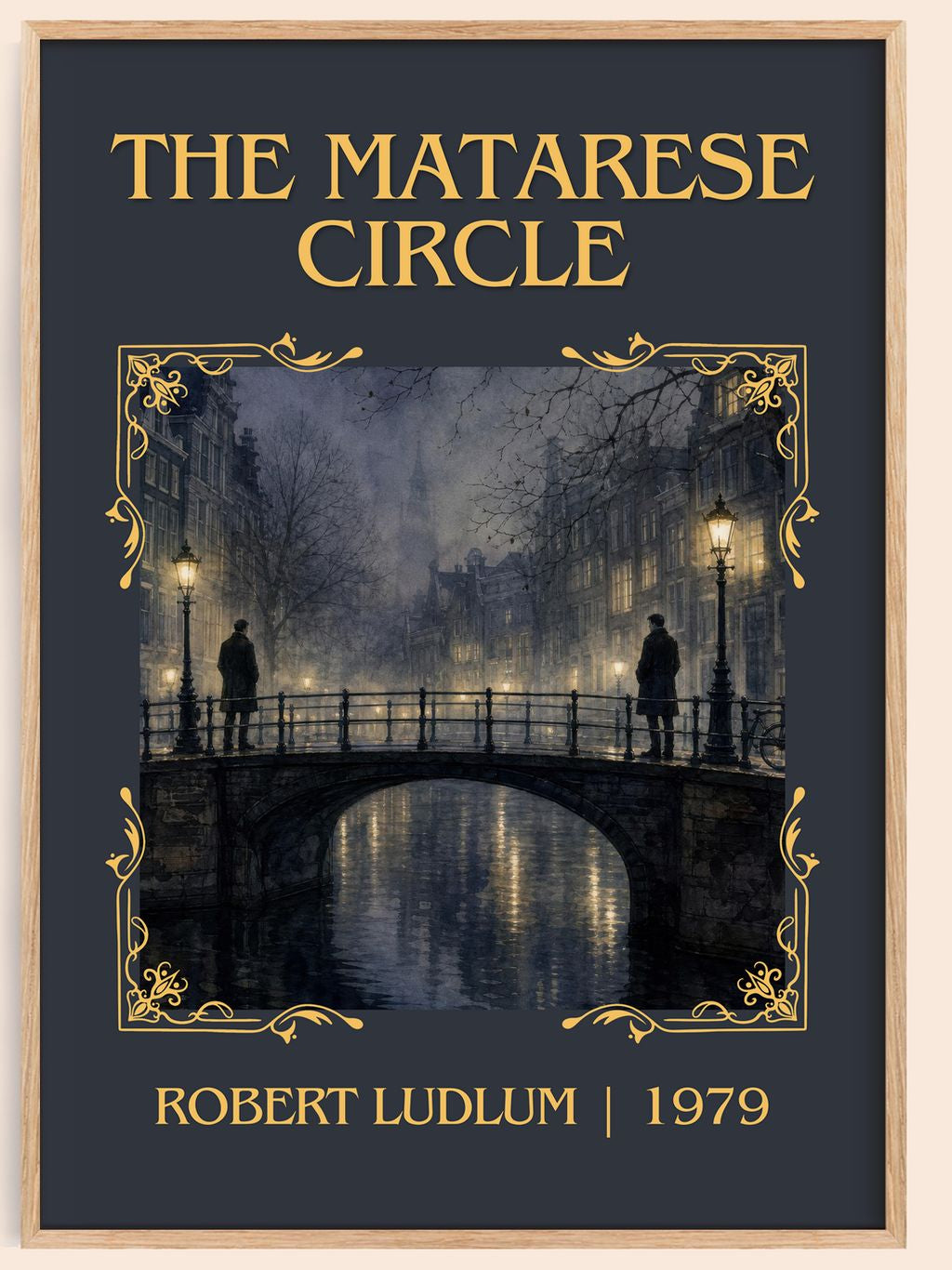 The Matarese Circle Classic Book Art Print by Robert Ludlum – book poster