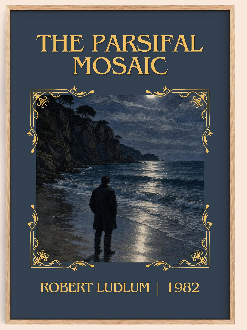 The Parsifal Mosaic Classic Book Art Print by Robert Ludlum – book poster