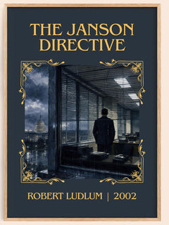 The Janson Directive Classic Book Art Print by Robert Ludlum – book poster