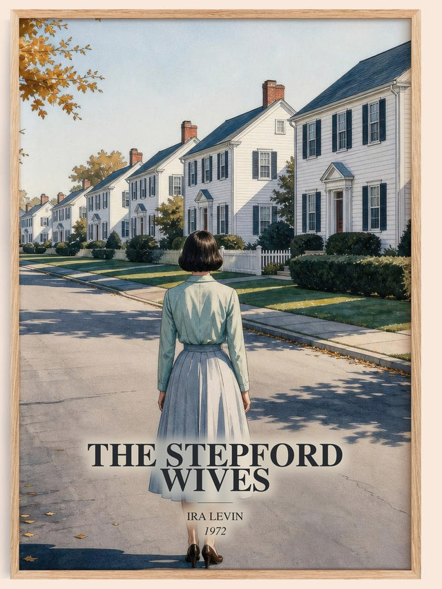 The Stepford Wives Book Watercolour Illustration by Ira Levin