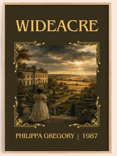 Wideacre Classic Book Art Print by Philippa Gregory – book poster