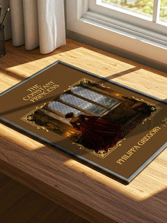 The Constant Princess Classic Book Art Print by Philippa Gregory – print on a sunlit desk