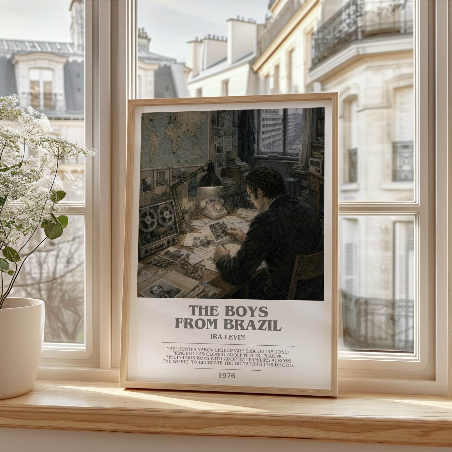 The Boys From Brazil bookish poster colour and style options – Ira Levin book art