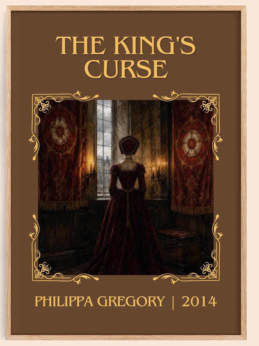 The King's Curse Classic Book Art Print by Philippa Gregory – book poster