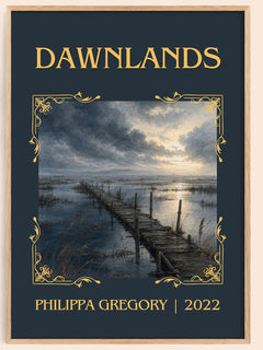 Dawnlands Classic Book Art Print by Philippa Gregory – book poster