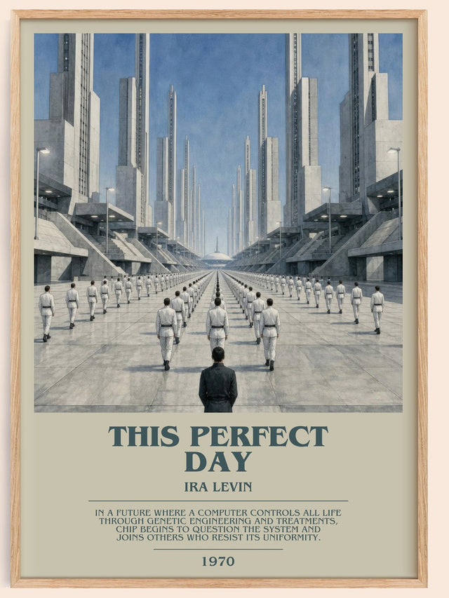 This Perfect Day Bookish Wall Art by Ira Levin