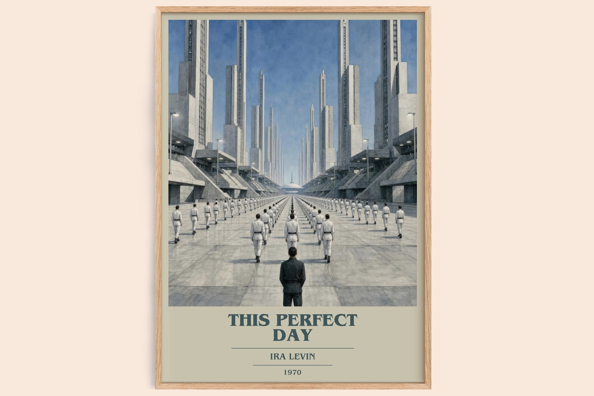 This Perfect Day Book Cover Poster by Ira Levin