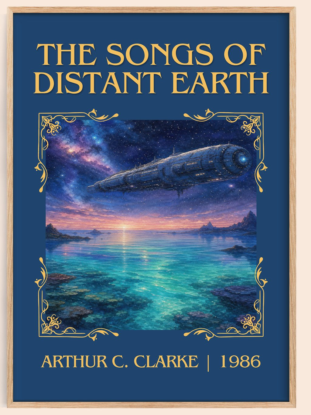 The Songs of Distant Earth Classic Book Art Print by Arthur C. Clarke – book poster