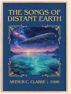 The Songs of Distant Earth Classic Book Art Print by Arthur C. Clarke – book poster