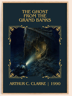 Ghost from the Grand Banks Classic Book Art Print by Arthur C. Clarke – book poster