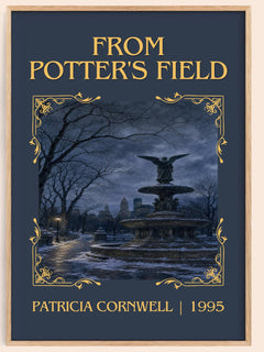 From Potter's Field Classic Book Art Print by Patricia Cornwell – book poster
