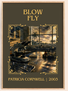 Blow Fly Classic Book Art Print by Patricia Cornwell – book poster