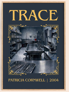 Trace Classic Book Art Print by Patricia Cornwell – book poster