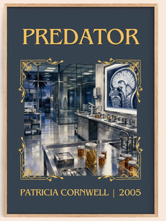 Predator Classic Book Art Print by Patricia Cornwell – book poster