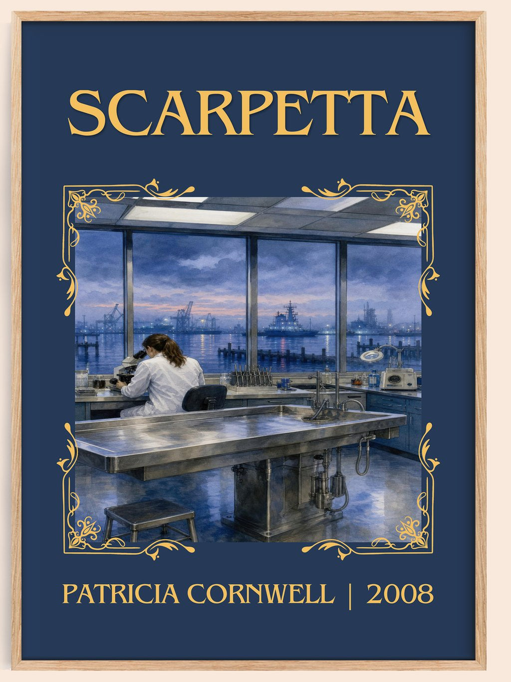 Scarpetta Classic Book Art Print by Patricia Cornwell – book poster
