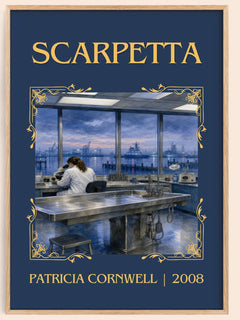 Scarpetta Classic Book Art Print by Patricia Cornwell – book poster