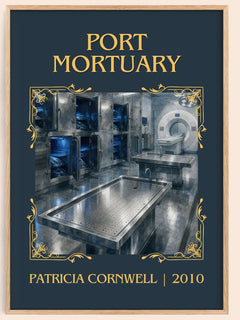 Port Mortuary Classic Book Art Print by Patricia Cornwell – book poster