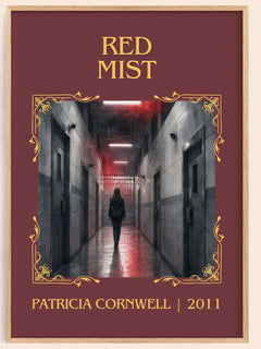 Red Mist Classic Book Art Print by Patricia Cornwell – book poster