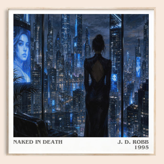 Naked In Death Literary Art Print by J. D. Robb