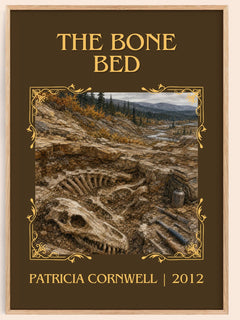 The Bone Bed Classic Book Art Print by Patricia Cornwell – book poster