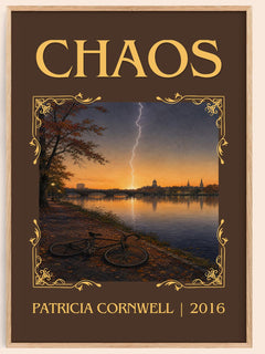 Chaos Classic Book Art Print by Patricia Cornwell – book poster