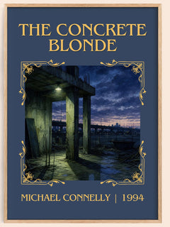 The Concrete Blonde Classic Book Art Print by Michael Connelly – book poster