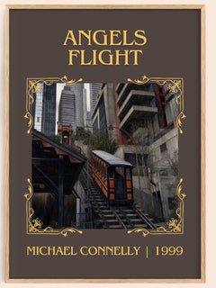Angels Flight Classic Book Art Print by Michael Connelly – book poster