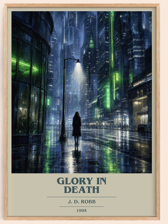Glory In Death Book Cover Poster by J. D. Robb