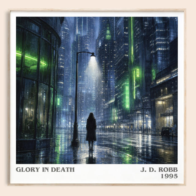 Glory In Death Literary Art Print by J. D. Robb
