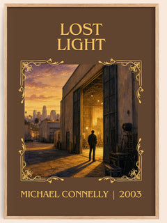 Lost Light Classic Book Art Print by Michael Connelly – book poster