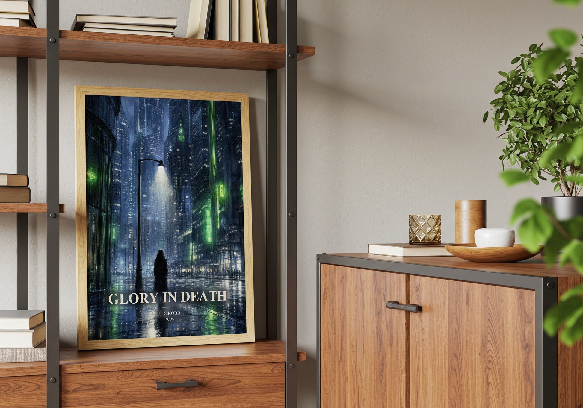 Glory In Death book watercolour illustration paper finish options – matte satin gloss