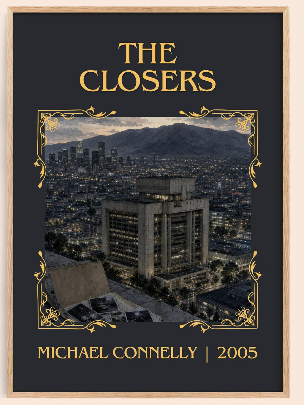 The Closers Classic Book Art Print by Michael Connelly – book poster