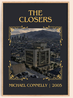 The Closers Classic Book Art Print by Michael Connelly – book poster
