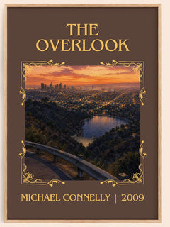 The Overlook Classic Book Art Print by Michael Connelly – book poster