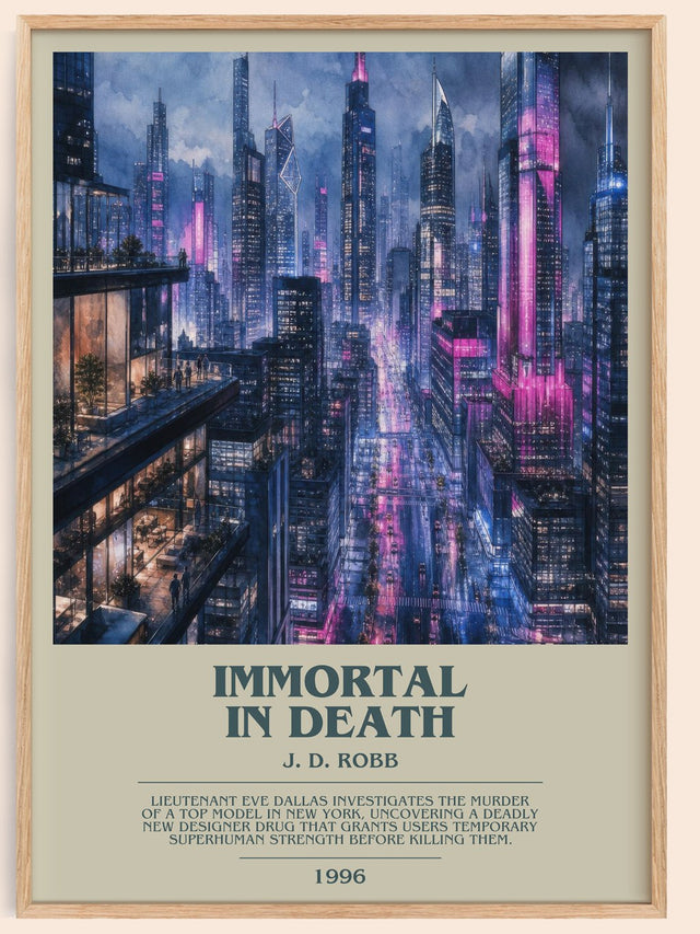Immortal In Death Bookish Wall Art by J. D. Robb