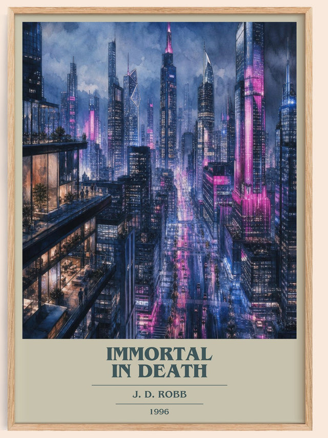 Immortal In Death Book Cover Poster by J. D. Robb
