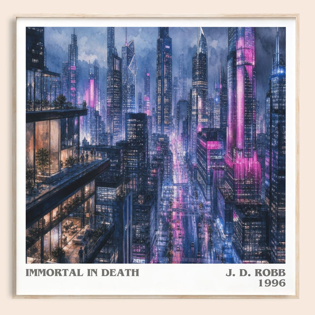 Immortal In Death Literary Art Print by J. D. Robb