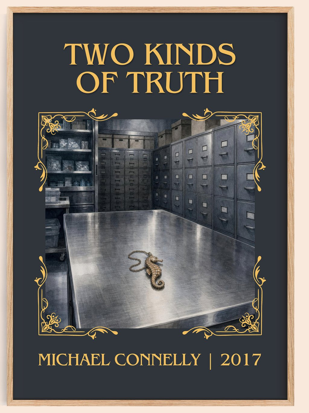 Two Kinds of Truth Classic Book Art Print by Michael Connelly – book poster