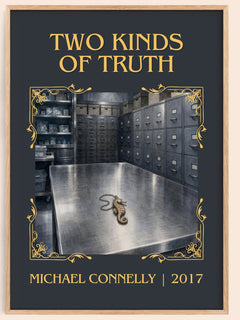 Two Kinds of Truth Classic Book Art Print by Michael Connelly – book poster