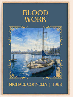 Blood Work Classic Book Art Print by Michael Connelly – book poster