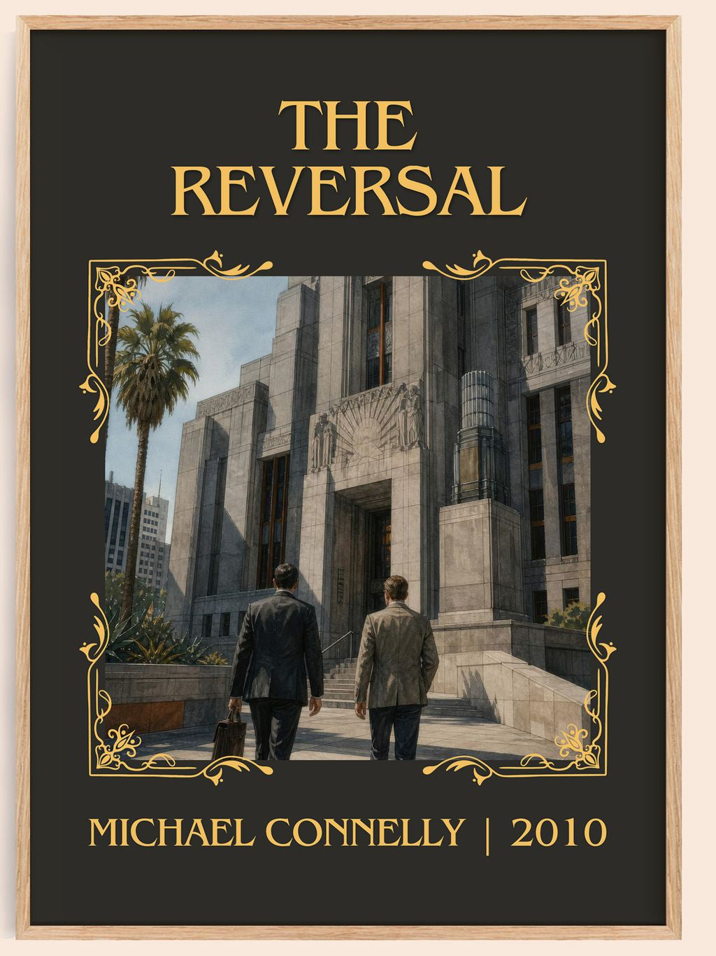 The Reversal Classic Book Art Print by Michael Connelly – book poster
