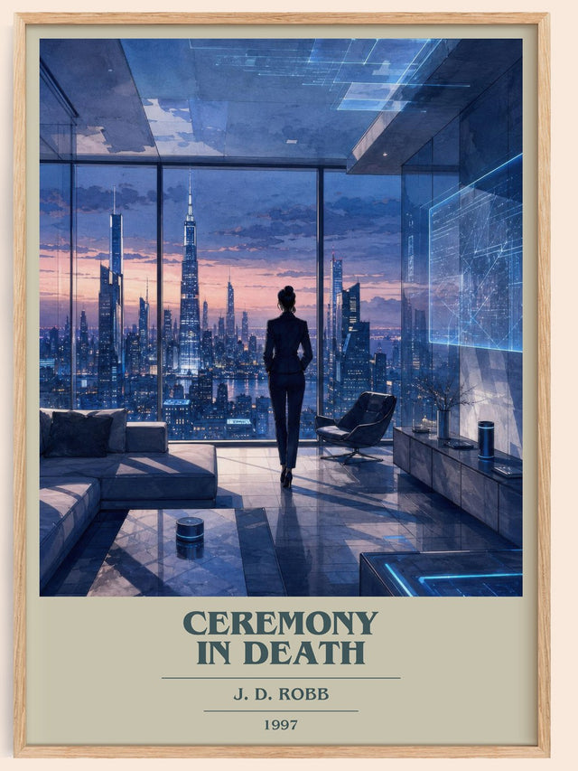 Ceremony In Death Book Cover Poster by J. D. Robb