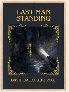 Last Man Standing Classic Book Art Print by David Baldacci – book poster