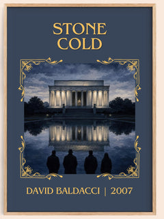Stone Cold Classic Book Art Print by David Baldacci – book poster